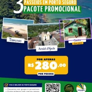 3 Passeios de Porto Seguro – Pacote Promocional